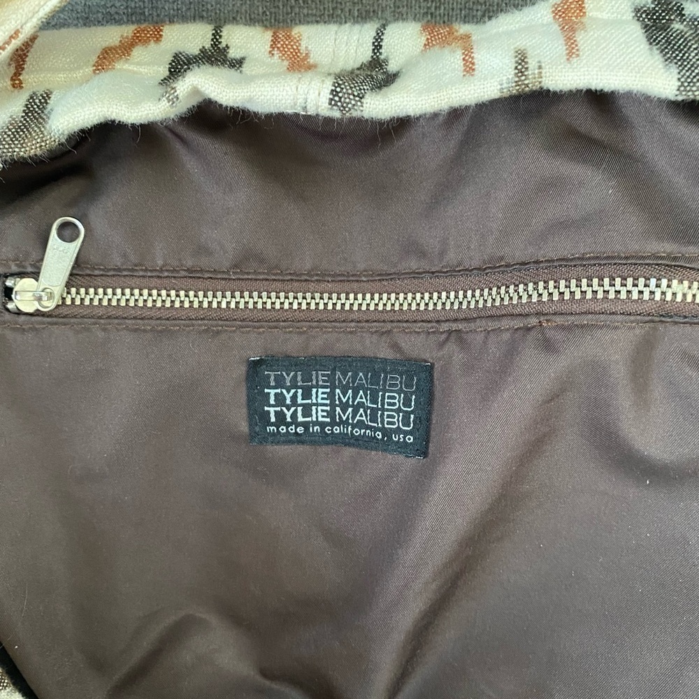 Tylie Malibu Canvas Hobo Bag with Leather Tassel - Picture 5 of 7